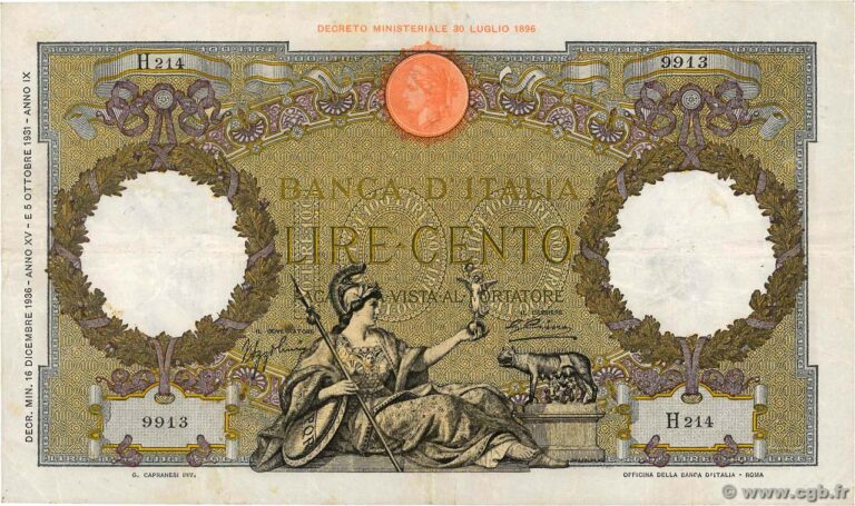 Moneta da 100 Lire del 1955 con la figura di Minerva e scritta "prova" in evidenza.